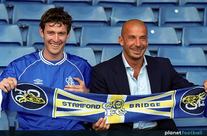 Chris Sutton và Gianluca Vialli tại Chelsea