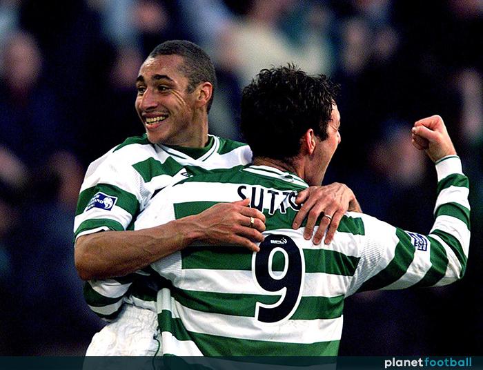 Chris Sutton và Henrik Larsson tại Celtic