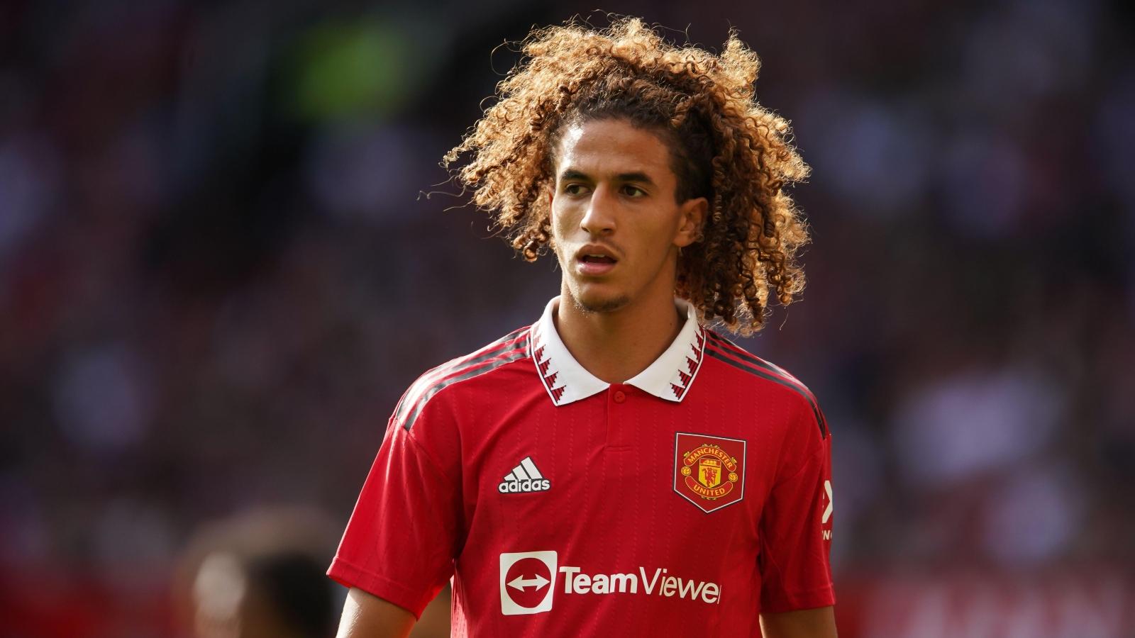 Manchester United's Hannibal during the pre-season friendly match against Rayo Vallecano at Old Trafford, Manchester, July 2022.