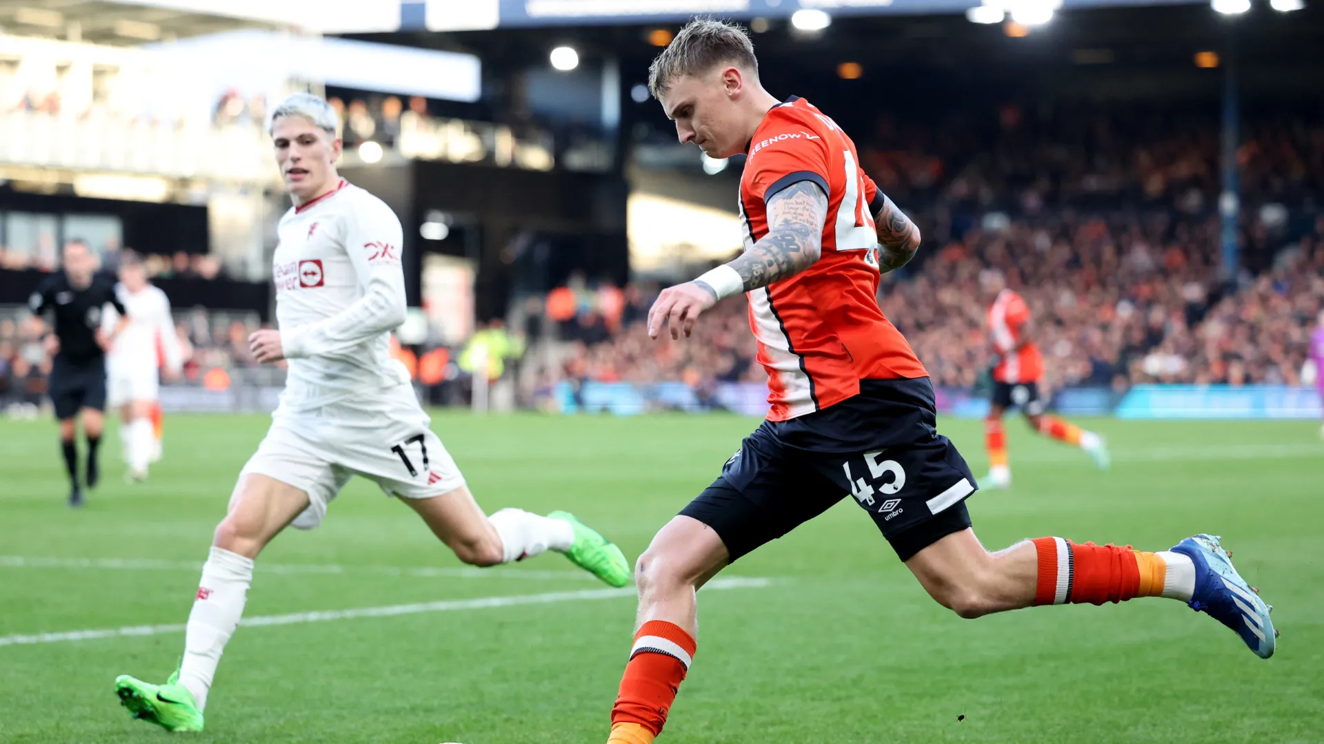 Alfie Doughty trong màu áo Luton Town nhìn về tương lai