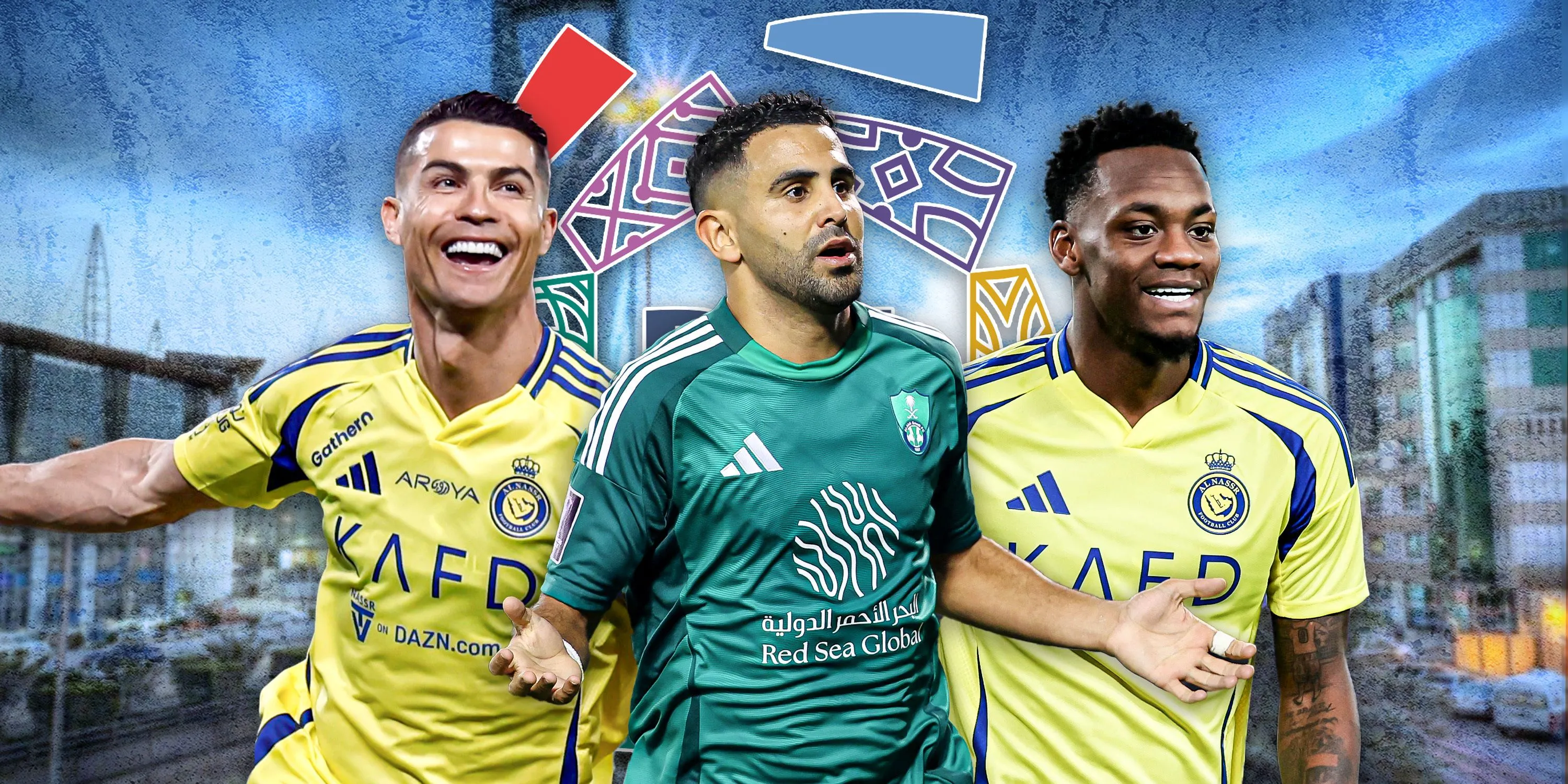 Các ngôi sao hàng đầu như Cristiano Ronaldo đang thi đấu tại Saudi Pro League, giải đấu có sự góp mặt của Fabinho (Al-Ittihad)