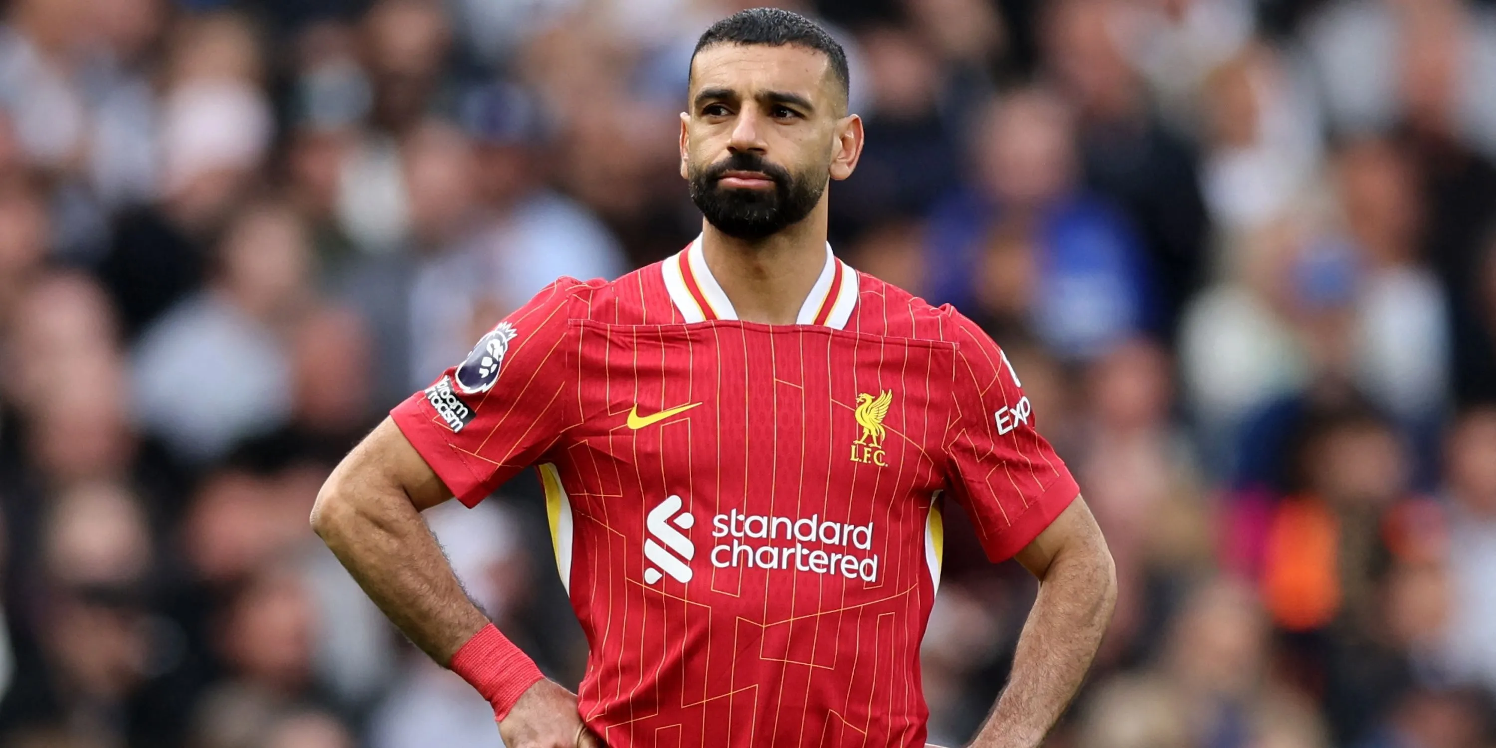 Cầu thủ Liverpool (Mohamed Salah) trên sân
