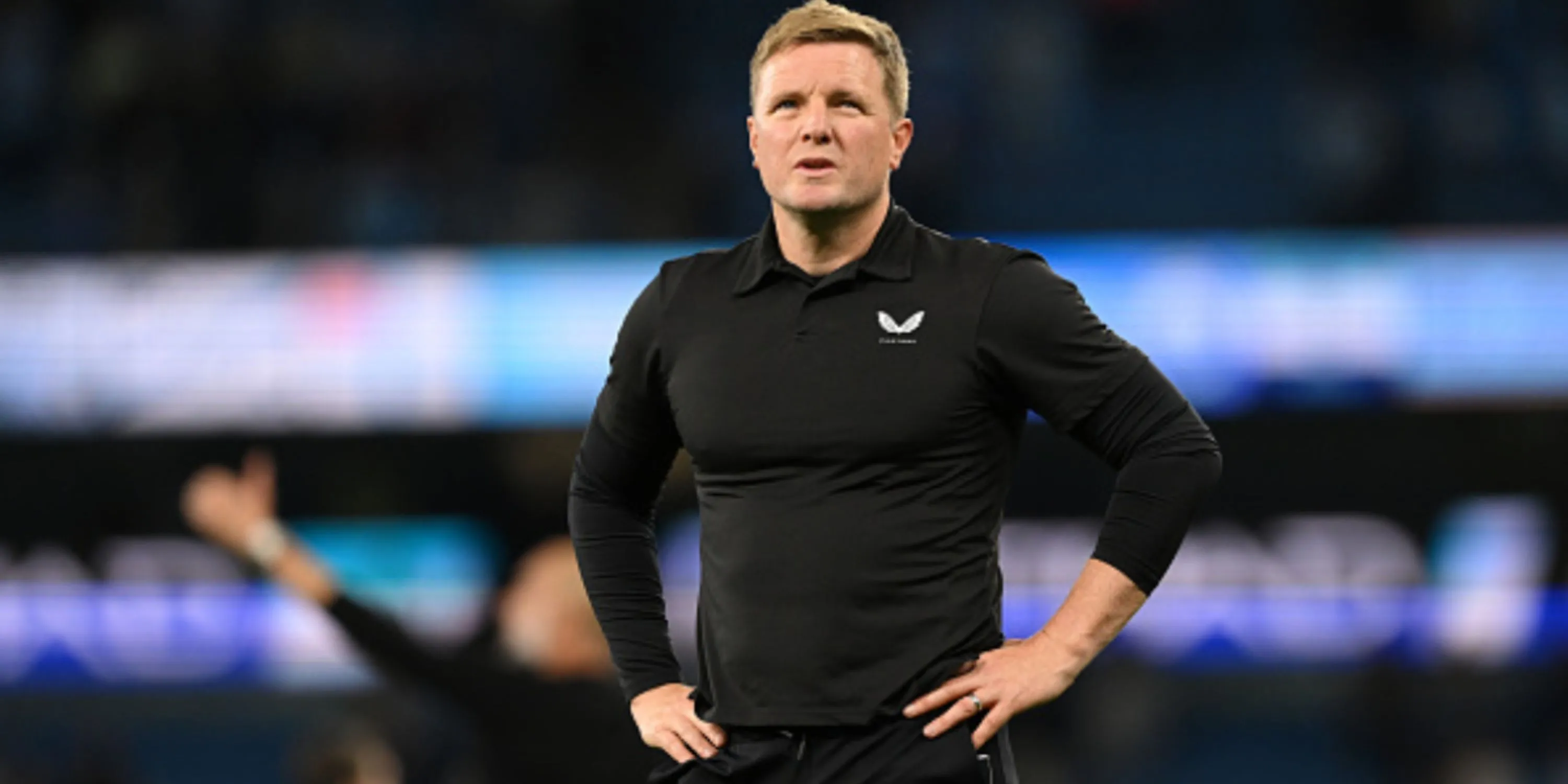 HLV Eddie Howe của Newcastle United, người đang xây dựng dự án tại sân St James' Park ở Ngoại hạng Anh