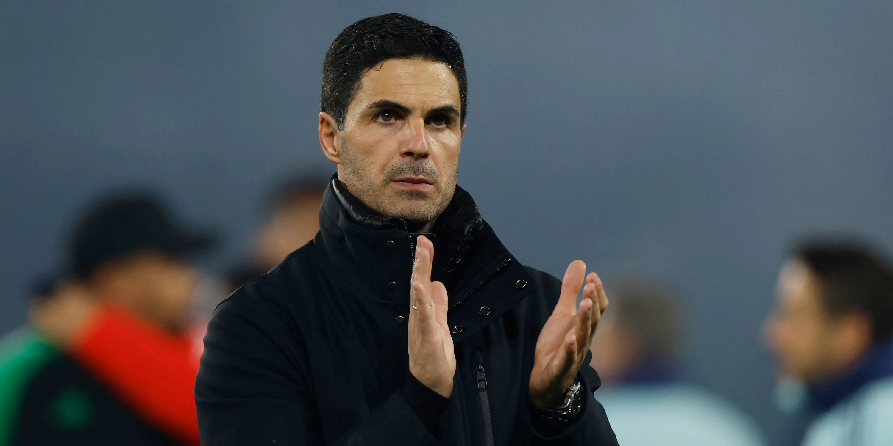 HLV Mikel Arteta của Arsenal thể hiện sự thất vọng sau trận đấu