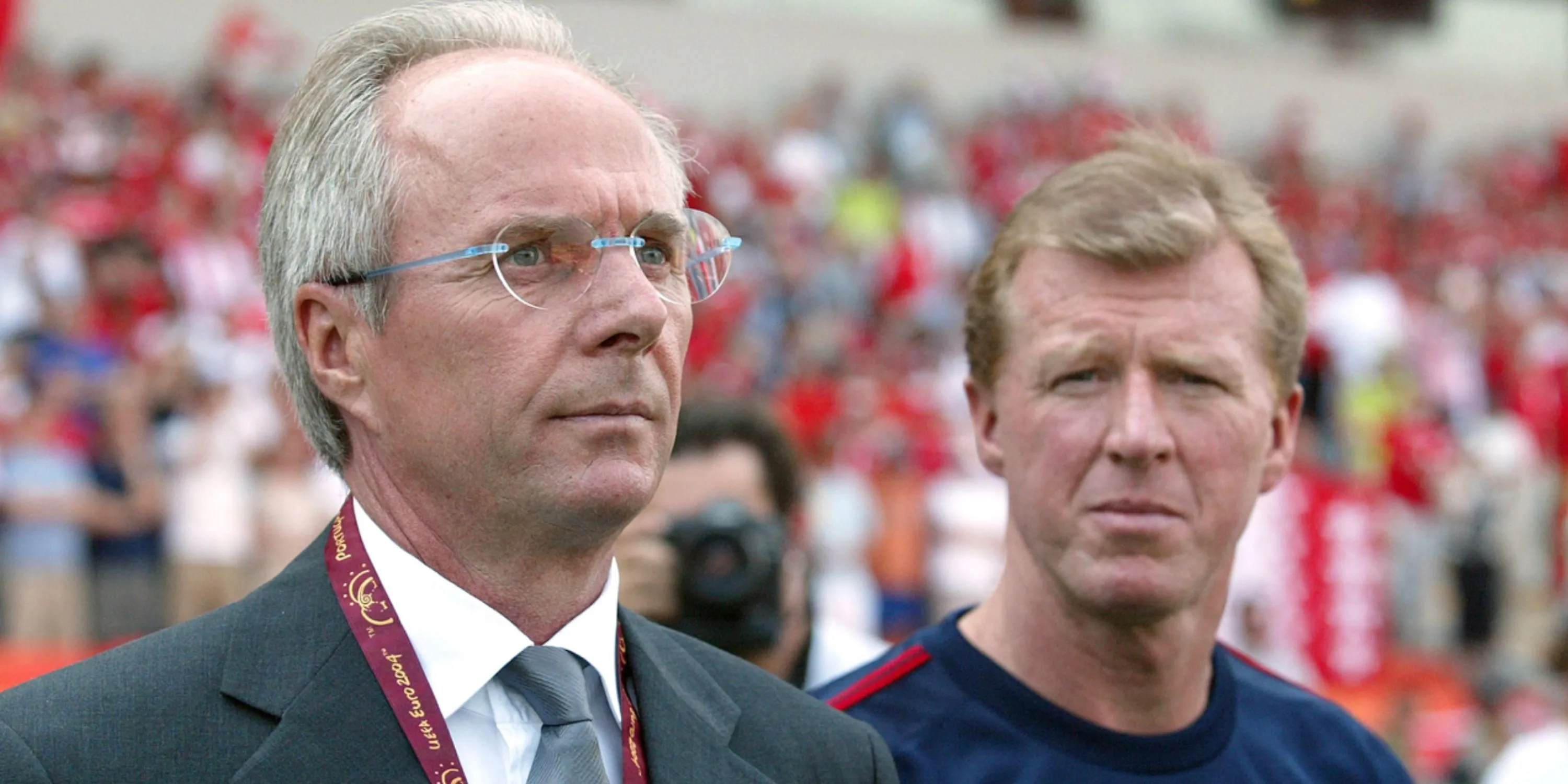 HLV Sven Goran-Eriksson và trợ lý Steve McClaren của ĐT Anh