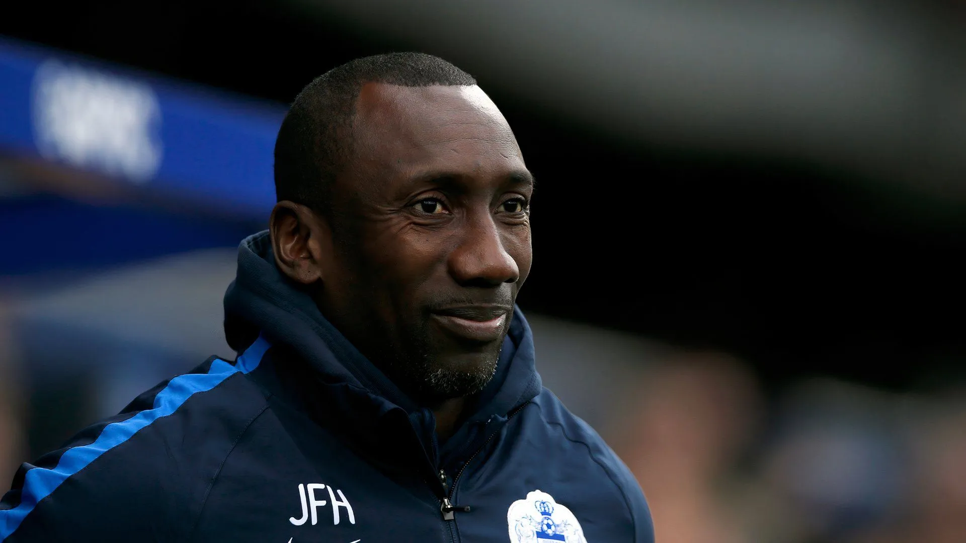 Jimmy Floyd Hasselbaink khi còn là HLV của QPR
