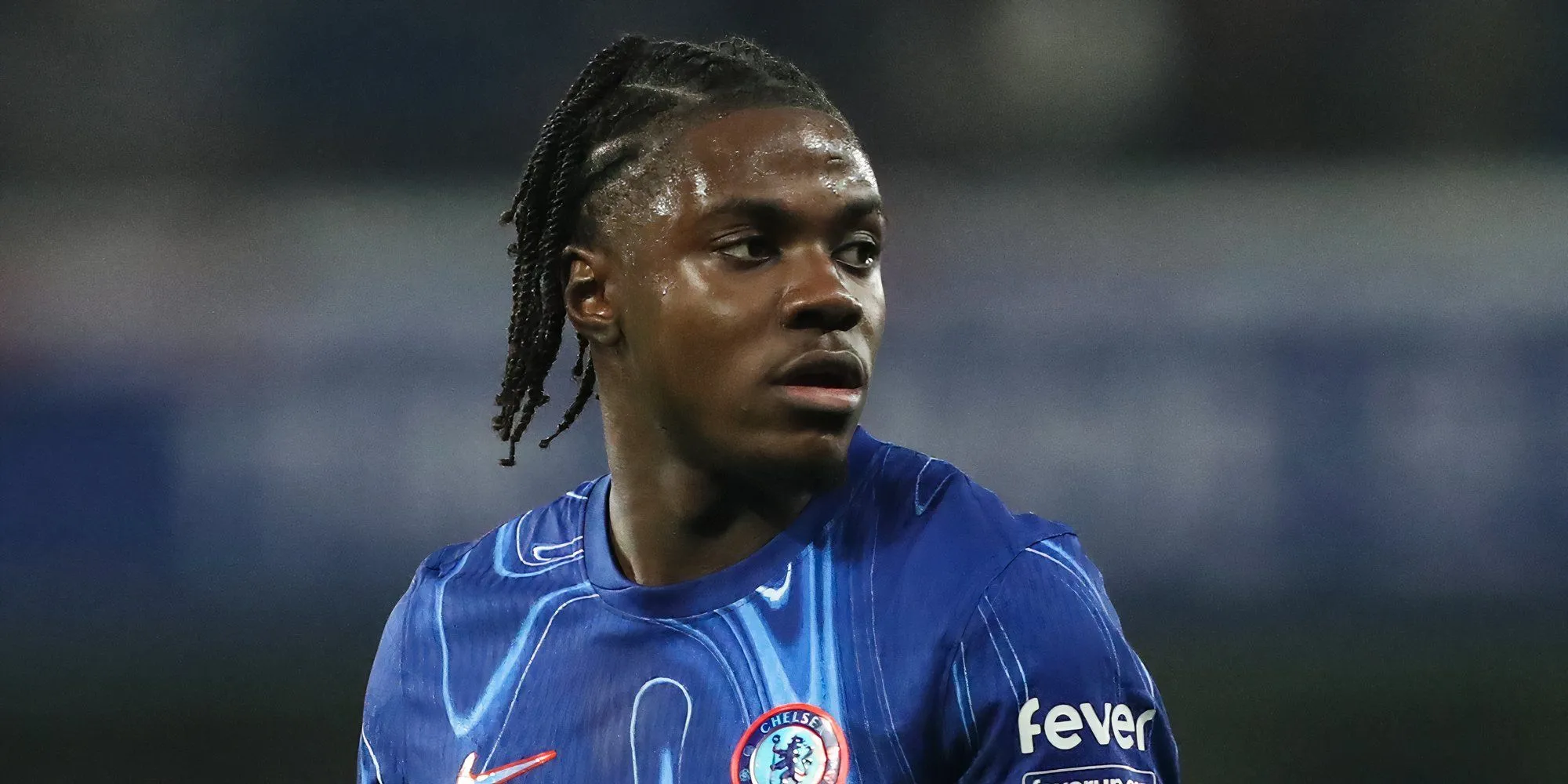 Romeo Lavia của Chelsea trong trận đấu với Liverpool tại Premier League