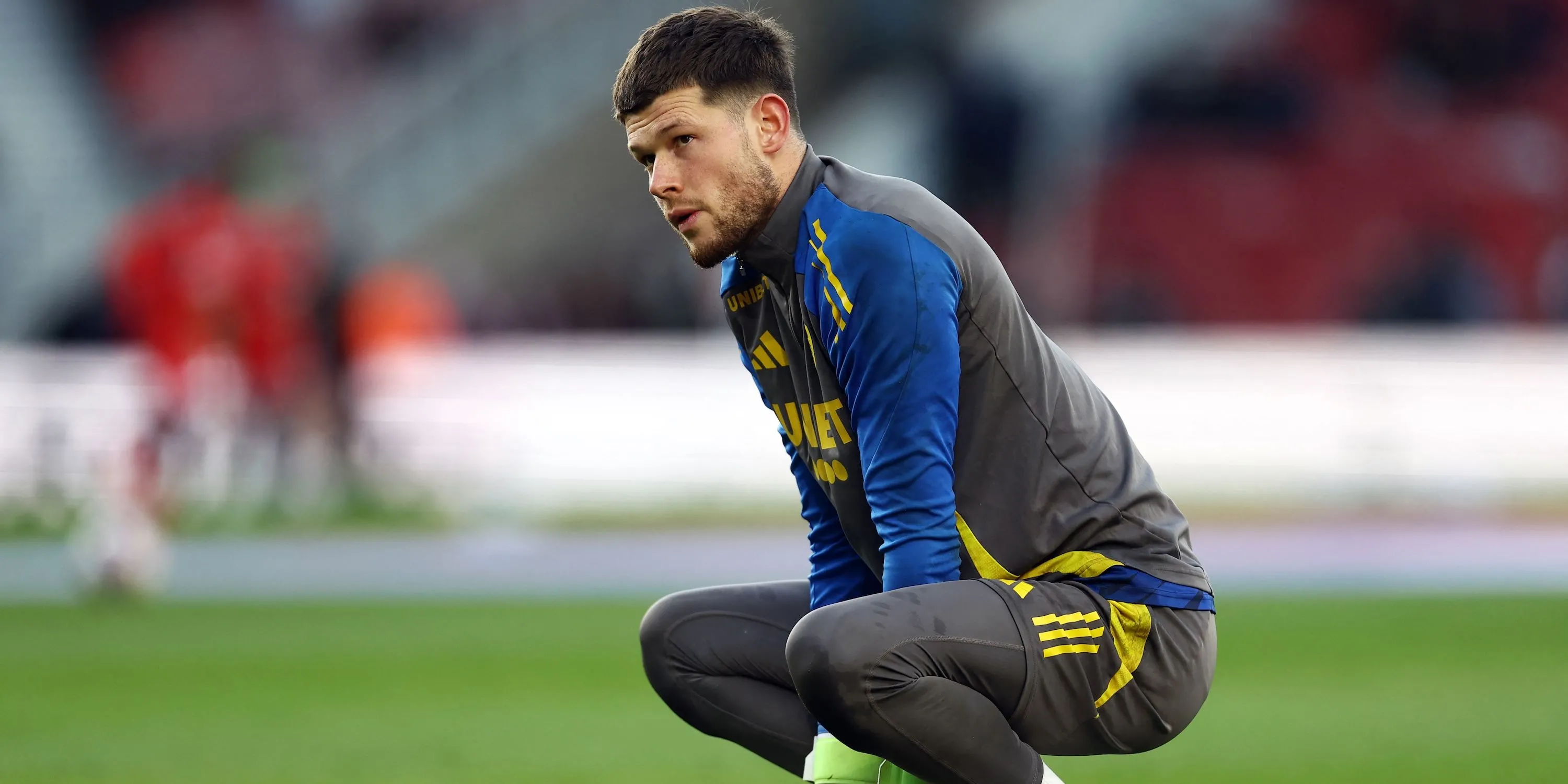 Thủ môn Illan Meslier của Leeds United với những sai sót tiềm ẩn