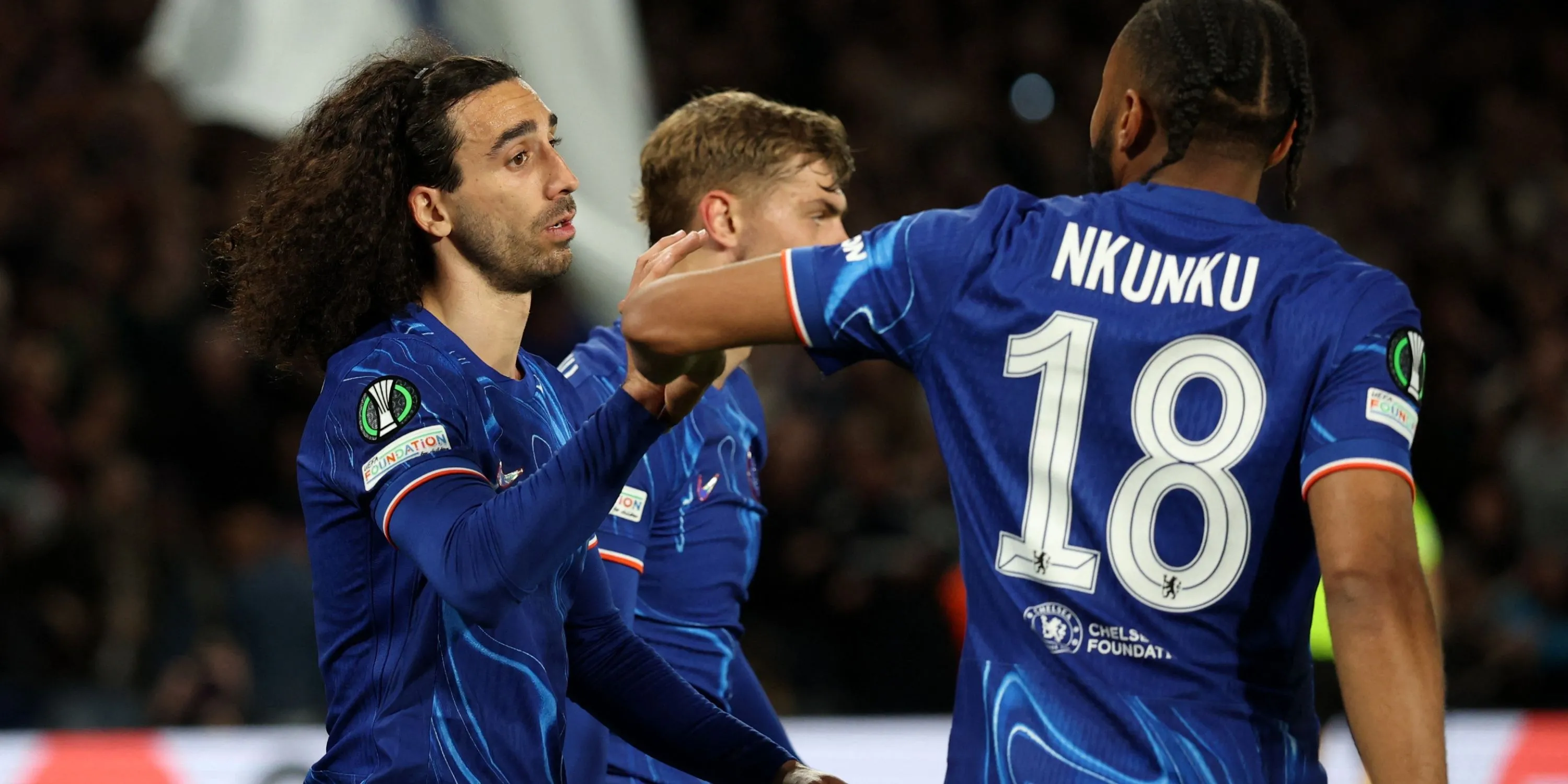 Tiền đạo Christopher Nkunku của Chelsea trong buổi tập
