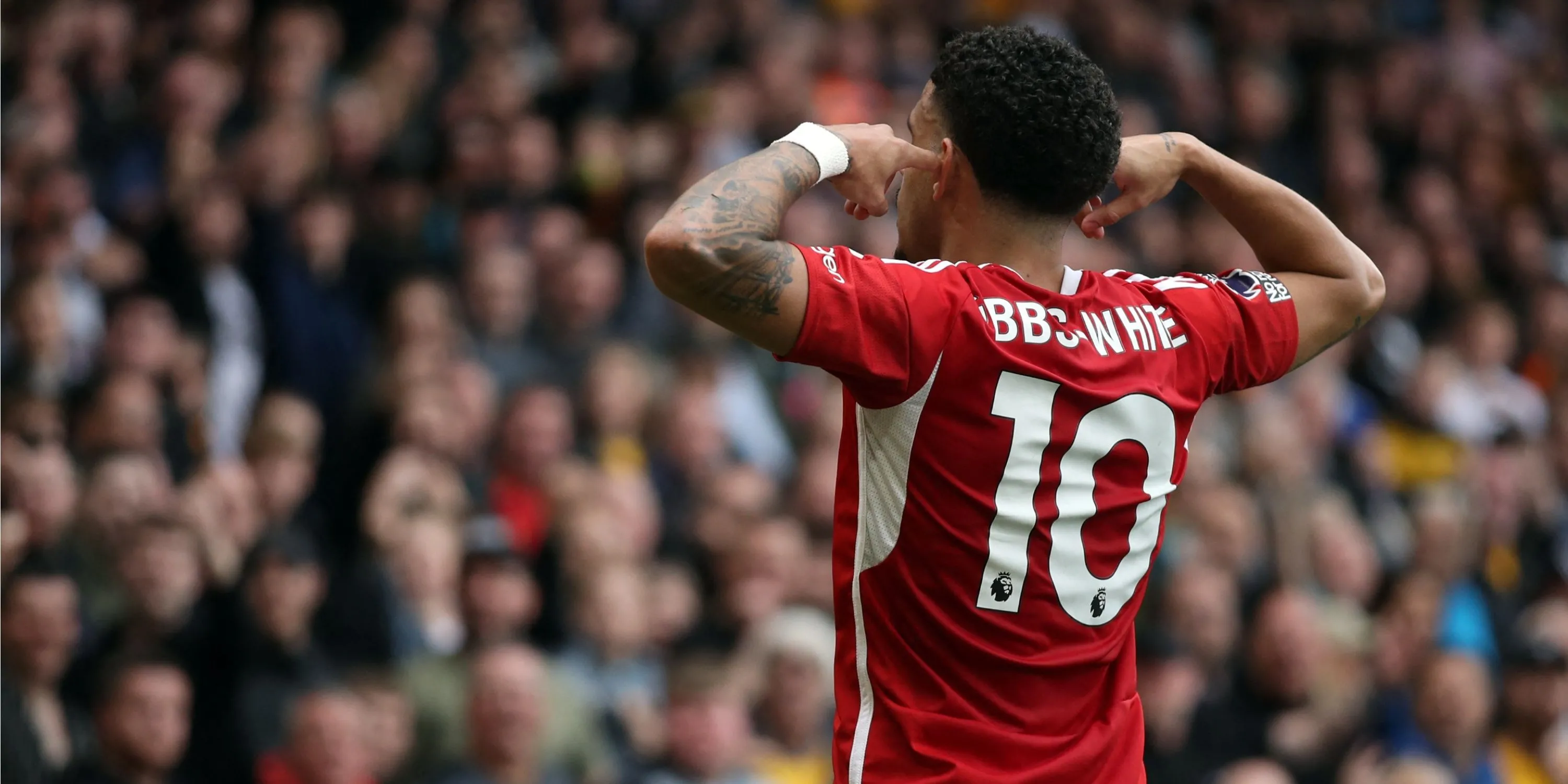 Tiền vệ Morgan Gibbs-White của Nottingham Forest, cầu thủ có thể bị bán đi do áp lực FFP
