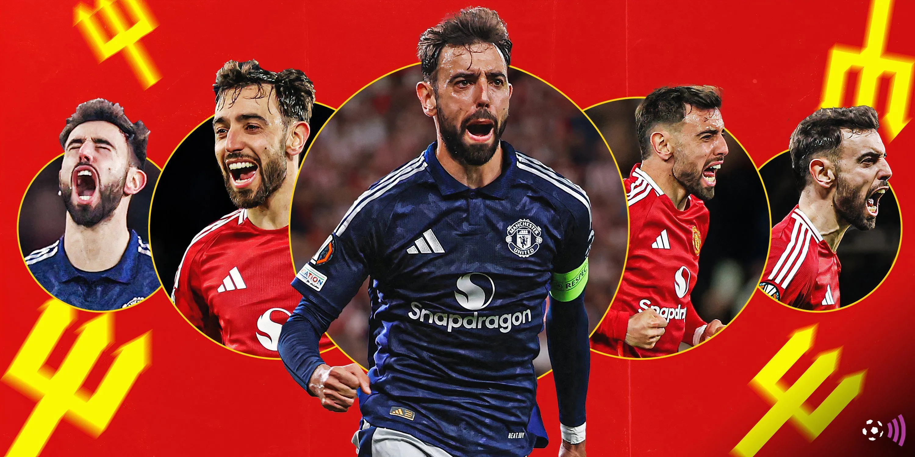 Bruno Fernandes ăn mừng bàn thắng cho MU ở Premier League