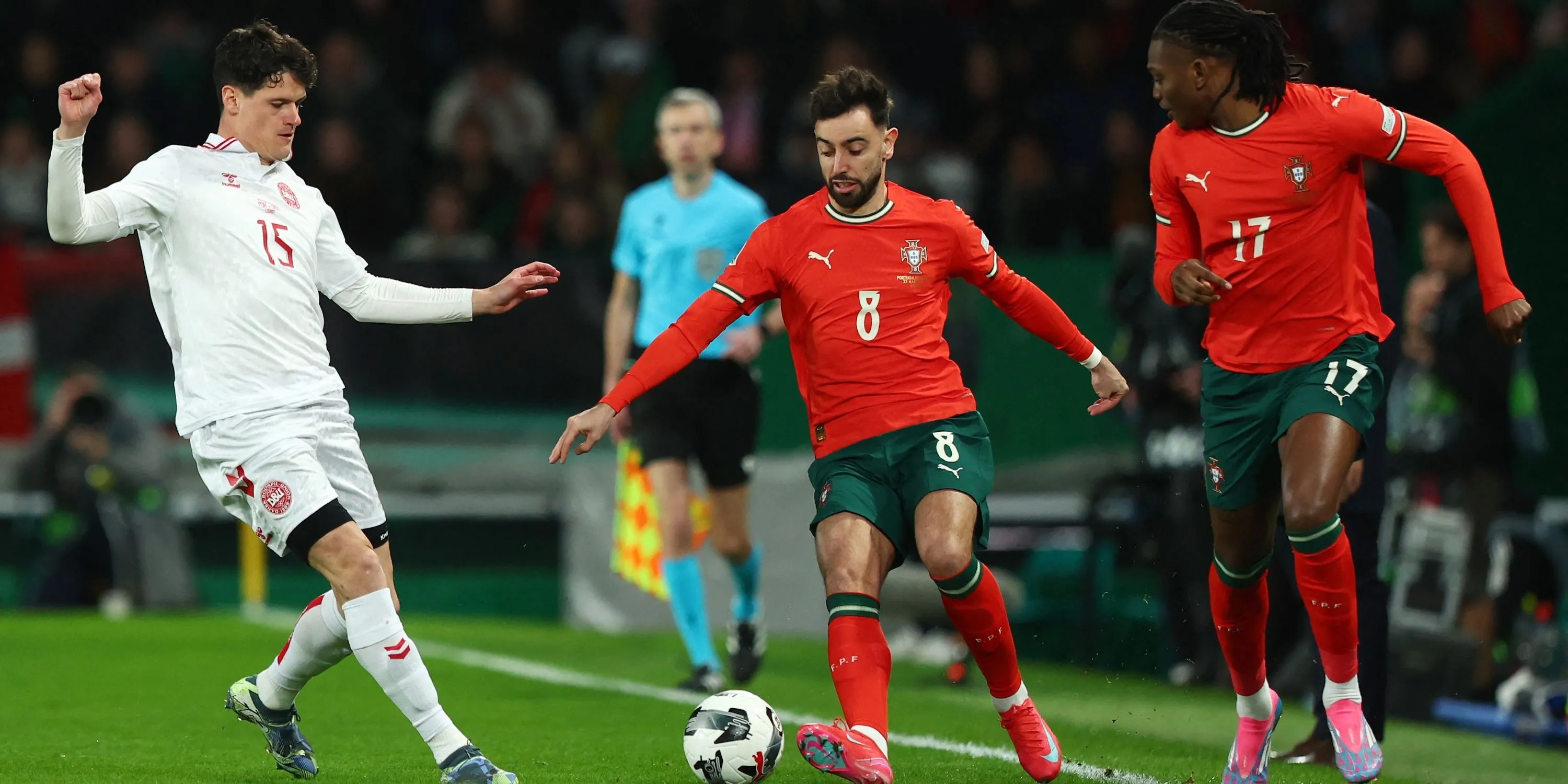 Bruno Fernandes thi đấu cho Bồ Đào Nha
