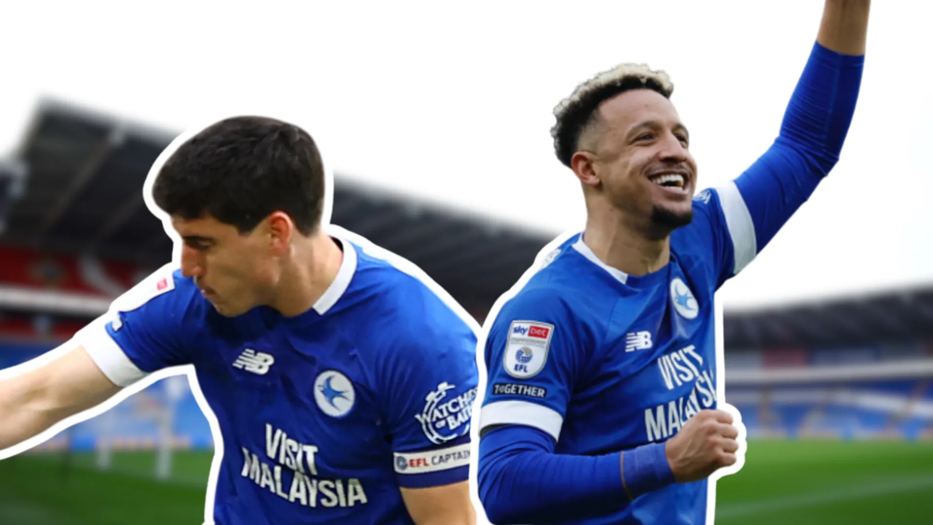 Cầu thủ Cardiff City trong trận đấu