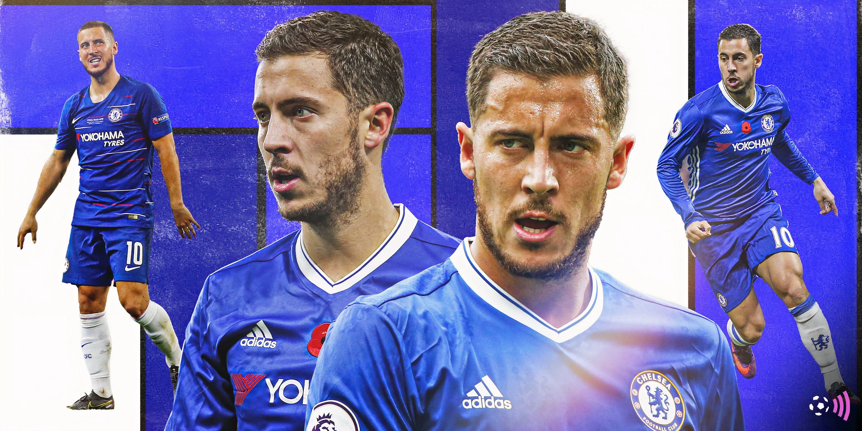 Eden Hazard ăn mừng bàn thắng cho Chelsea tại Premier League