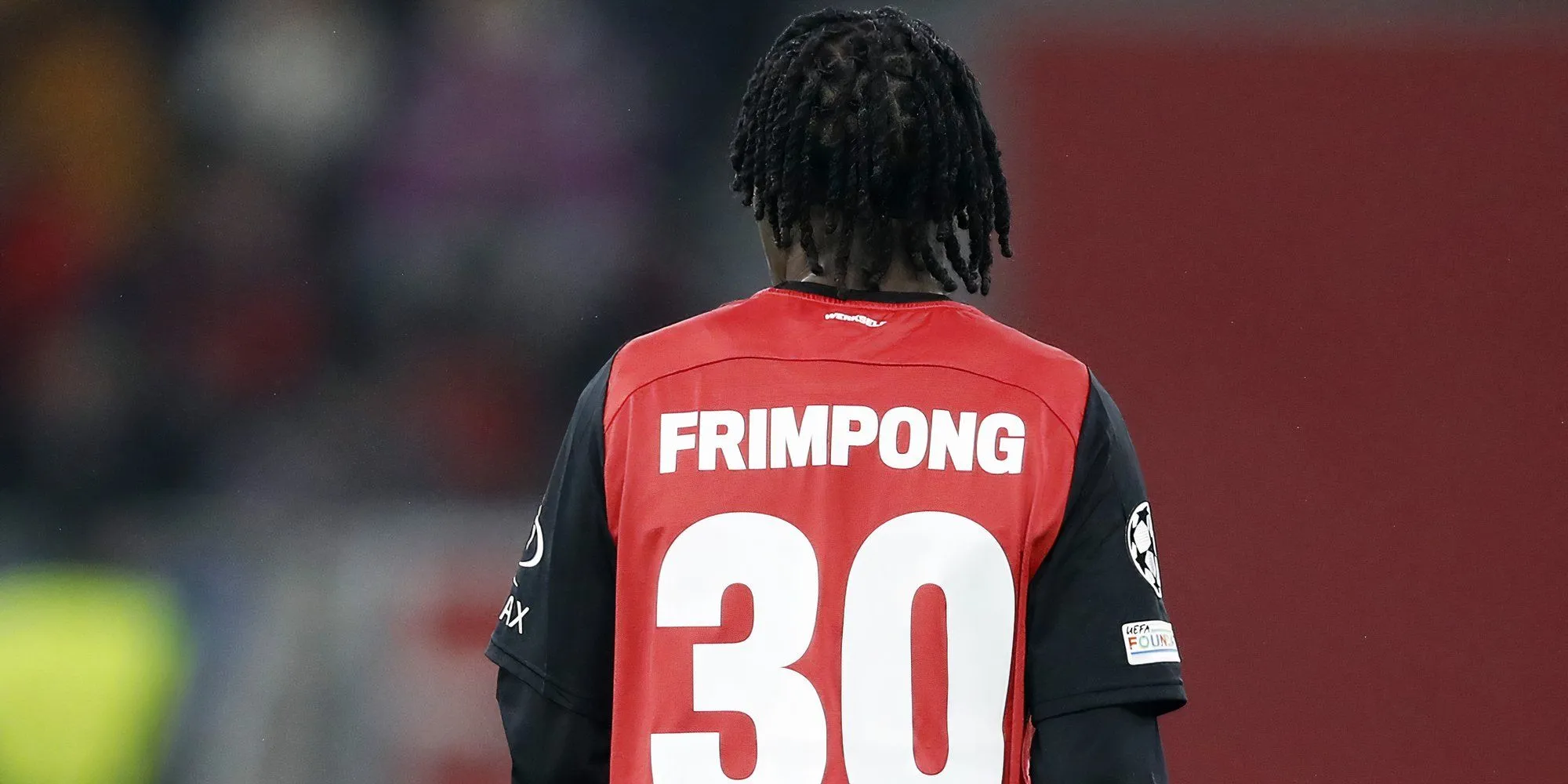 Hậu vệ Jeremie Frimpong, người sẽ khoác áo số 30 tại Liverpool