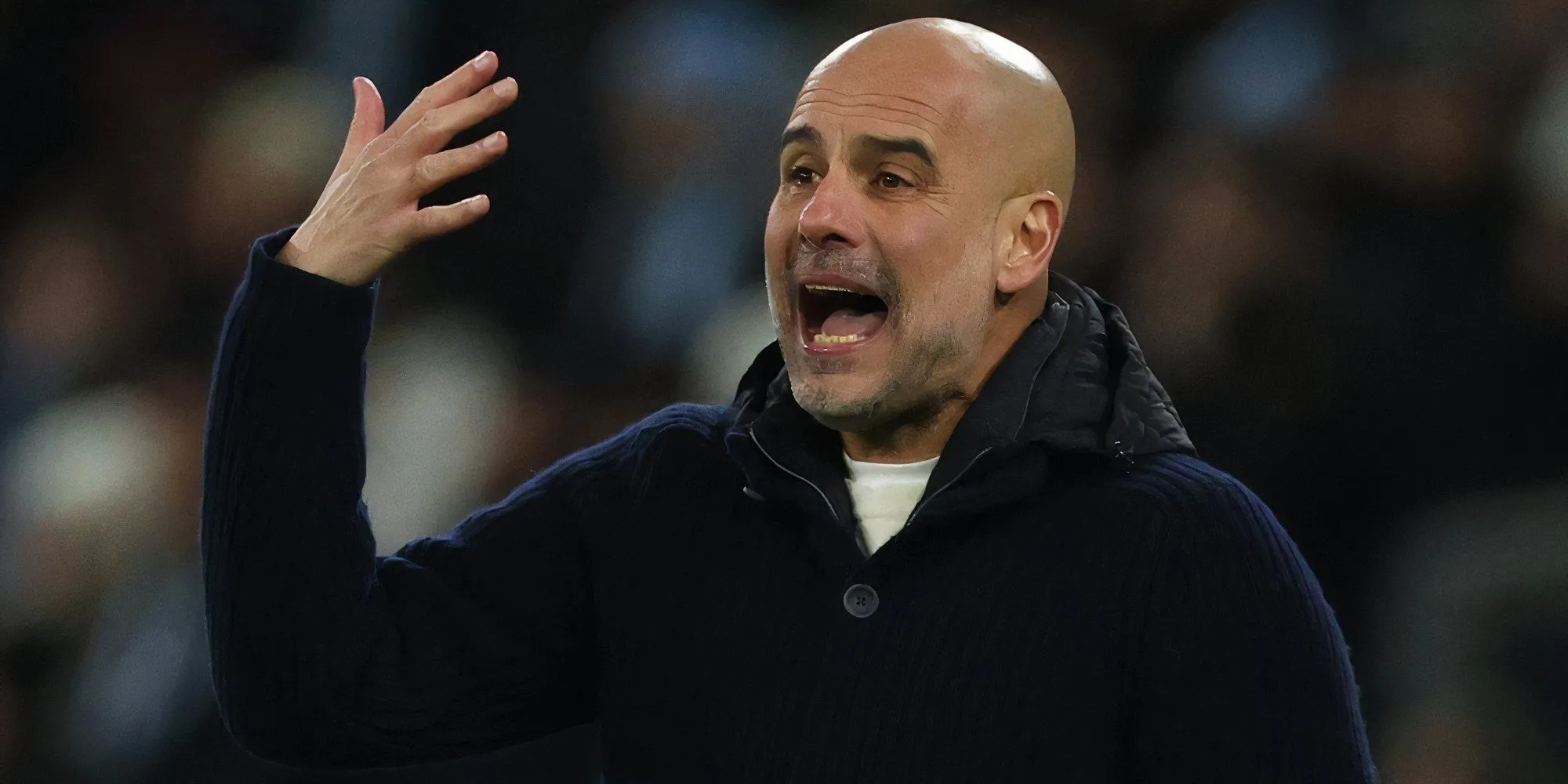 Huấn luyện viên trưởng Pep Guardiola của Manchester City