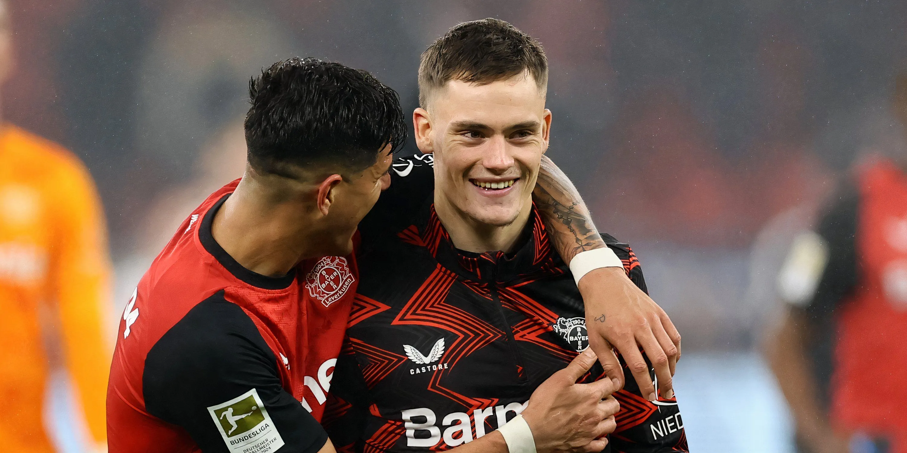 Tiền vệ Florian Wirtz của Bayer Leverkusen, mục tiêu được liên hệ với Liverpool