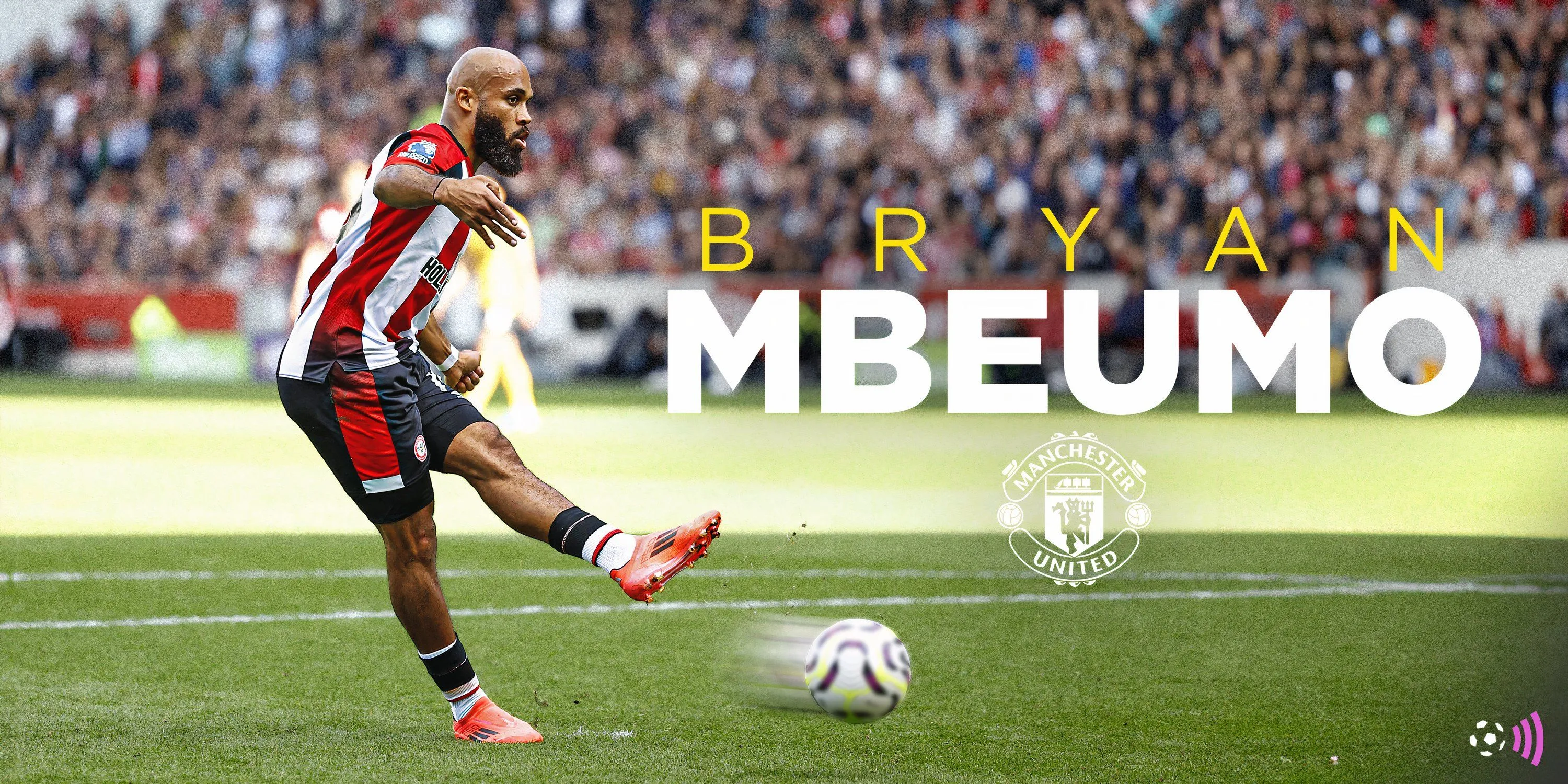 Bryan Mbeumo trong màu áo Manchester United
