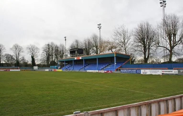 Cressing Road Stadium Supporters Stand