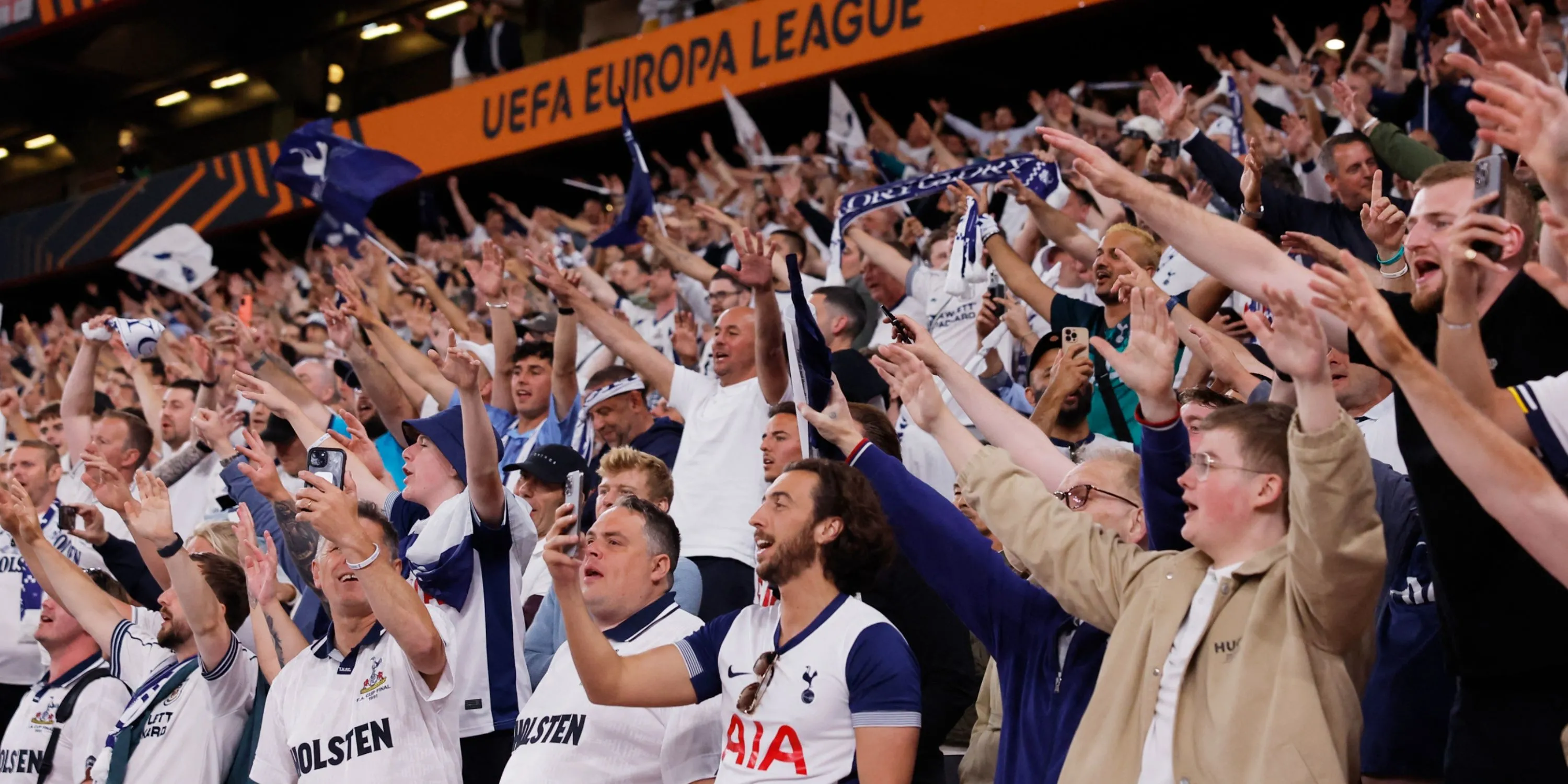 Hình ảnh đội hình Tottenham Hotspur trong trận đấu Premier League