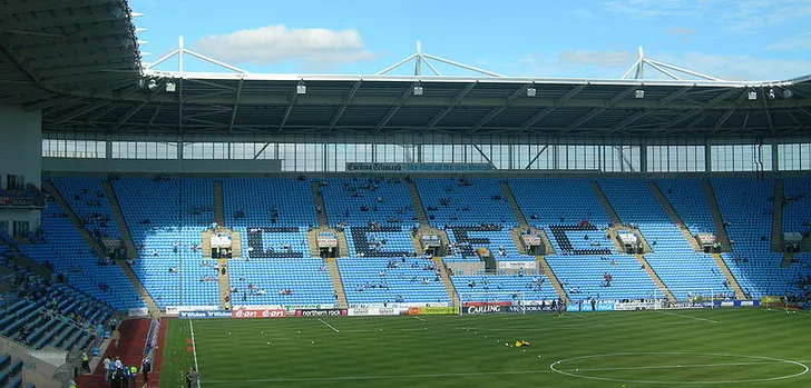 Hình ảnh tổng thể các khán đài tại Coventry Building Society Arena