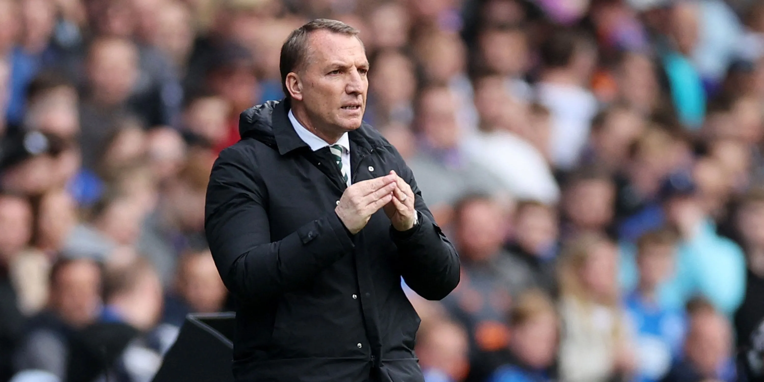 HLV Brendan Rodgers chỉ đạo Celtic trong giai đoạn tiền mùa giải.