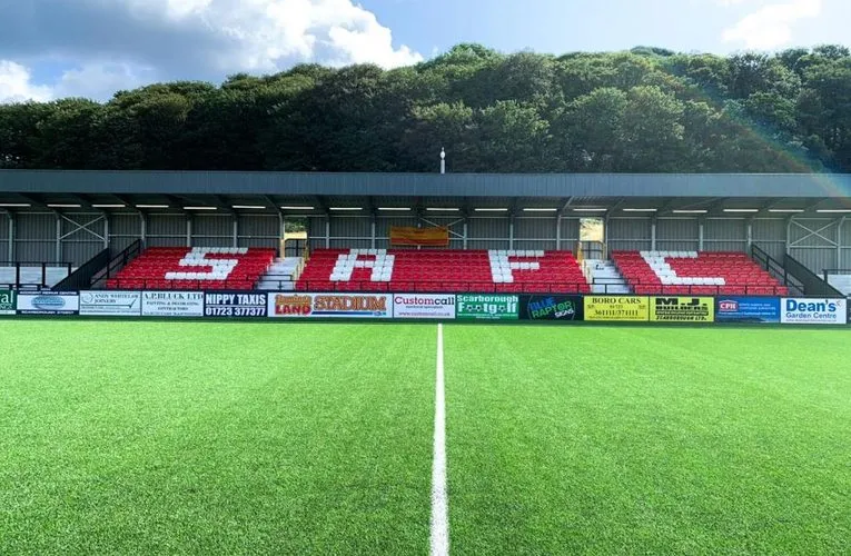 Khán đài Adverset tại Sân vận động Scarborough Athletic