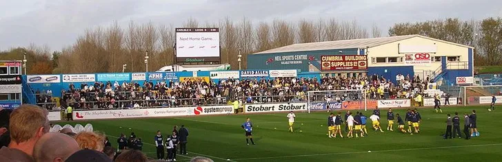 Khán đài Petteril End tại sân Brunton Park