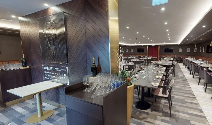 Không gian hiếu khách 1862 Lounge tại Anfield