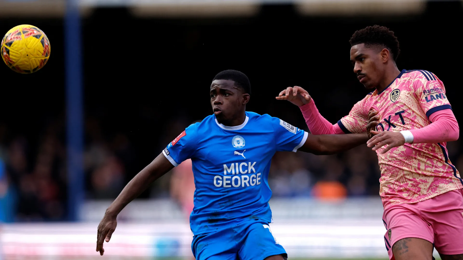 Kwame Poku thời còn khoác áo Peterborough United