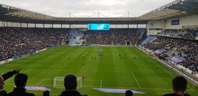 Ngày diễn ra trận đấu tại Sân vận động Coventry Arena