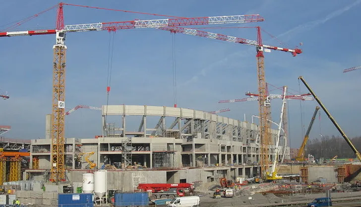 Quá trình xây dựng sân vận động hiện đại Stade Pierre-Mauroy