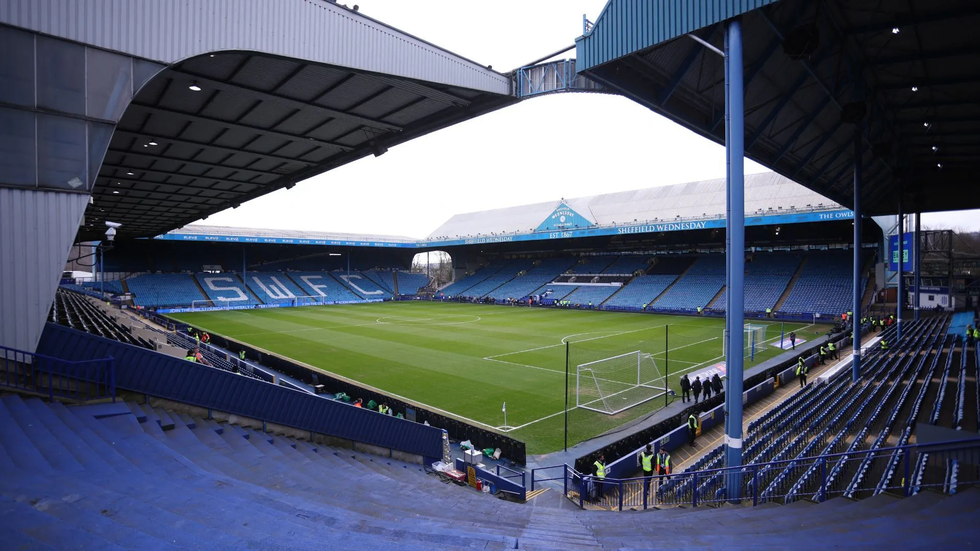 Sân vận động Hillsborough, sân nhà của Sheffield Wednesday, nơi CLB đang gặp khó khăn tài chính