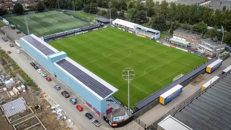 Sơ đồ bố trí chỗ ngồi tại sân Mariners Park, sân nhà của South Shields