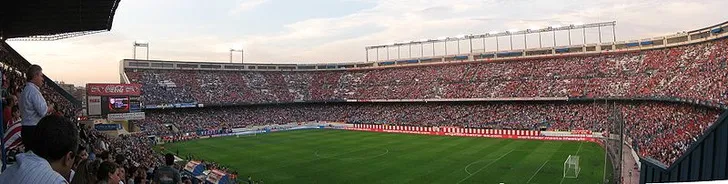 Sơ đồ bố trí chỗ ngồi và các khu vực khán đài tại sân Vicente Calderón