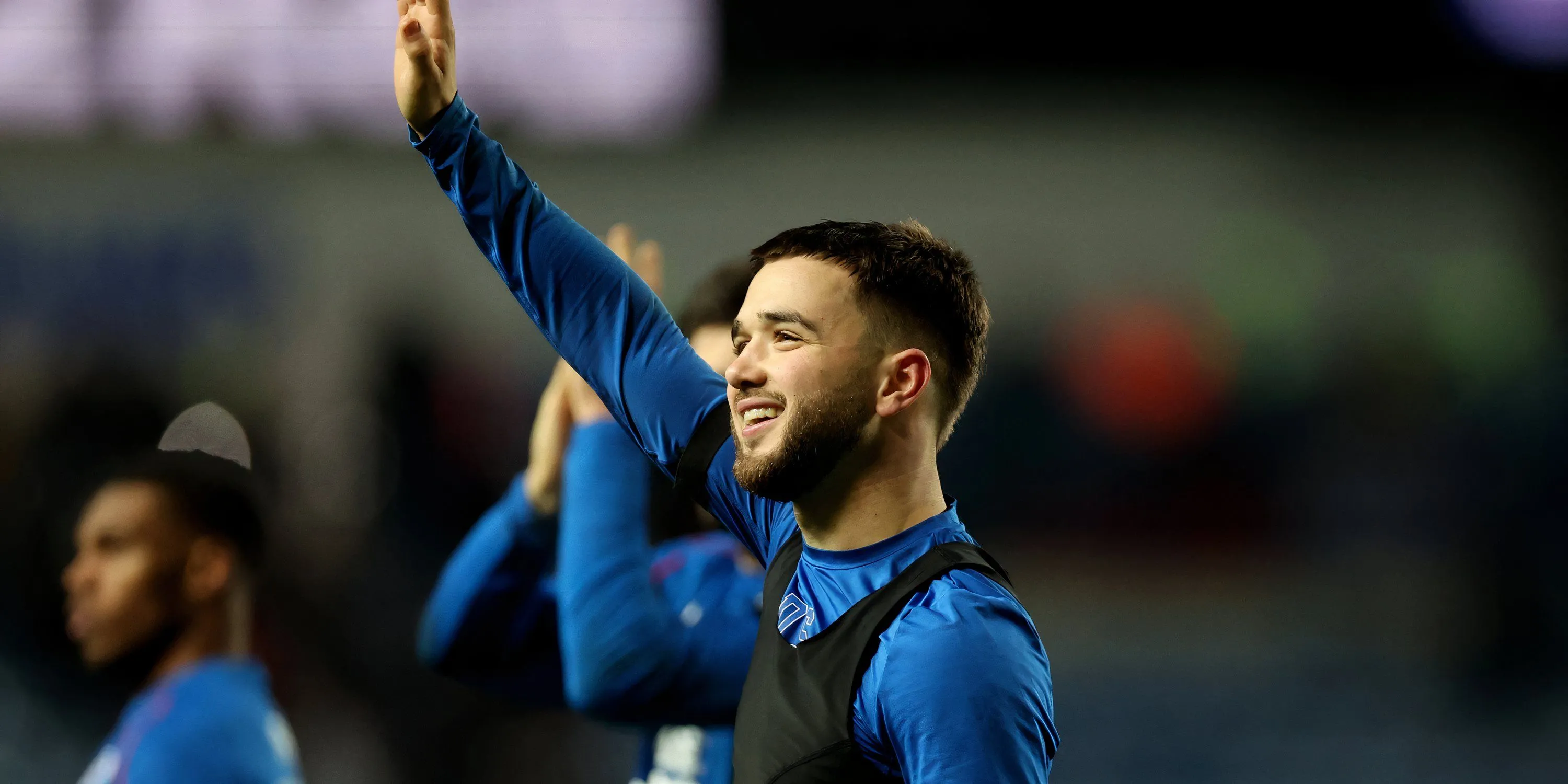 Tiền vệ Nicolas Raskin của Rangers trên sân Ibrox