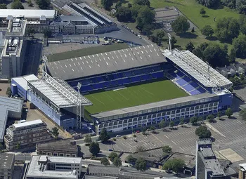 Toàn cảnh sân vận động Portman Road từ trên cao, ngôi nhà lịch sử của Ipswich Town FC