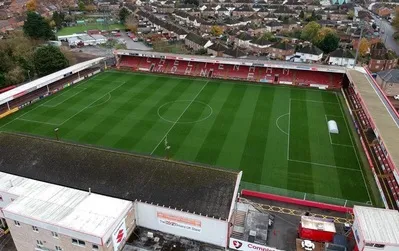 Whaddon Road Stadium Aerial VIew
