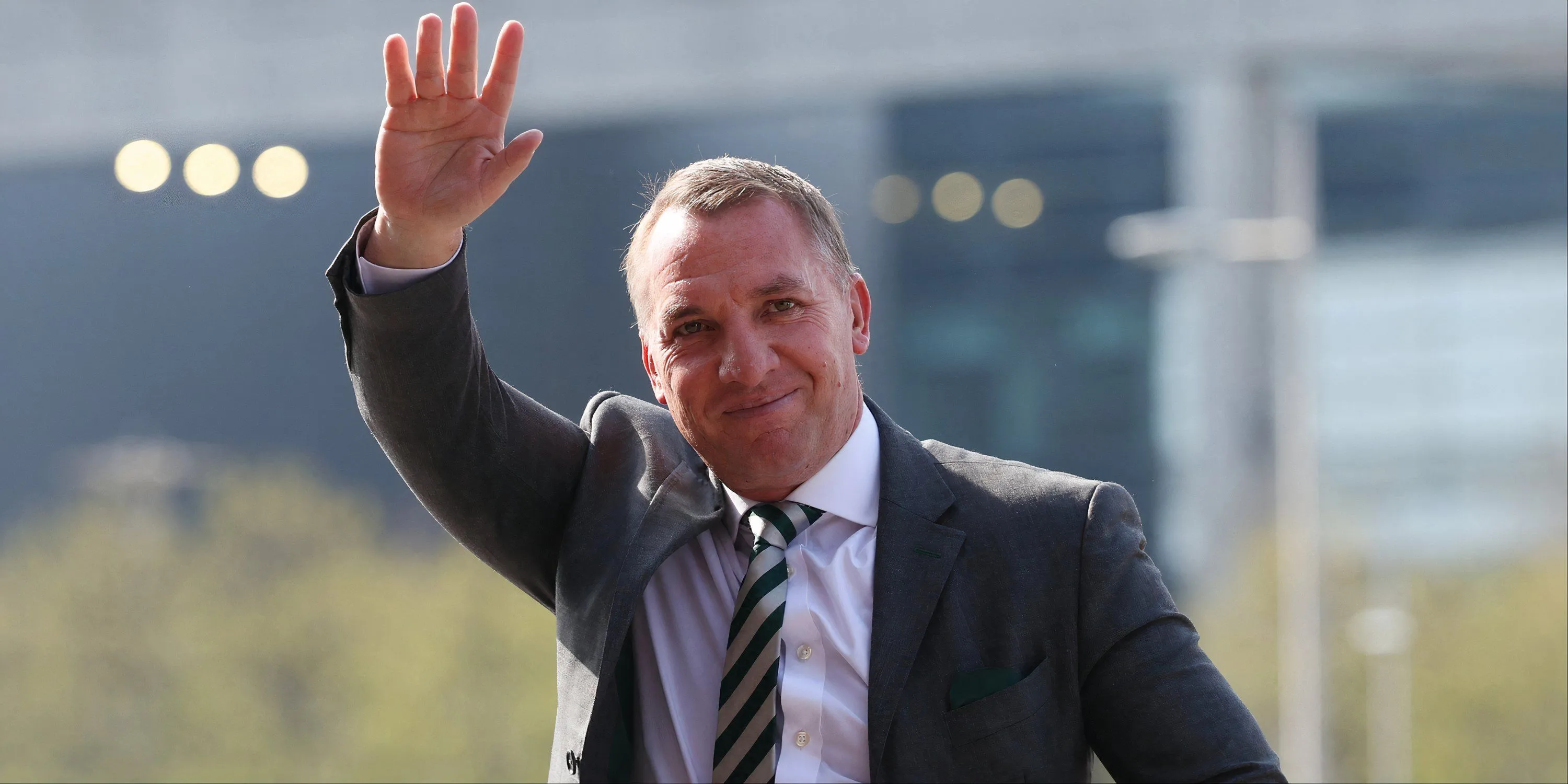 Huấn luyện viên Brendan Rodgers trong trận đấu giữa Celtic và Kilmarnock