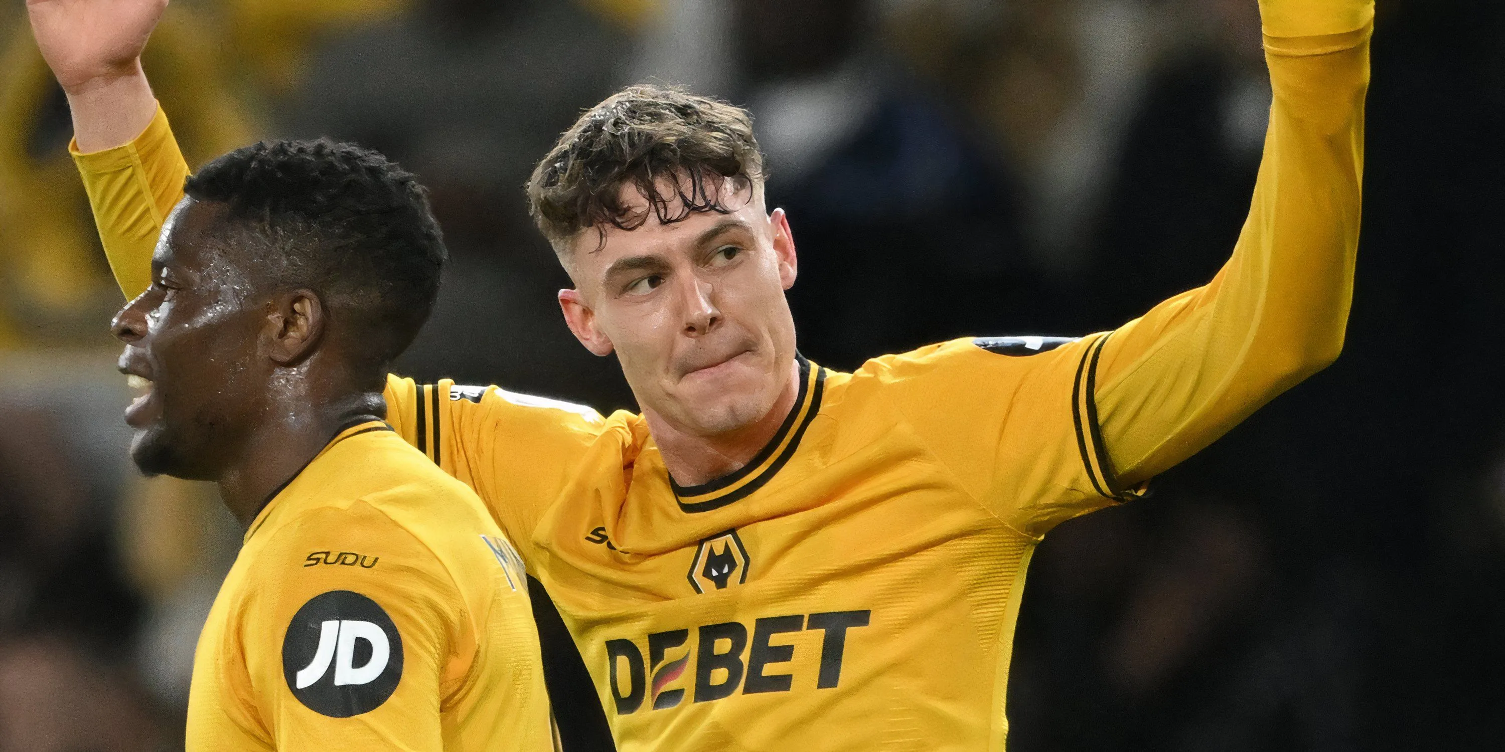 Jørgen Strand Larsen thể hiện phong độ cao trong màu áo Wolves tại Premier League.