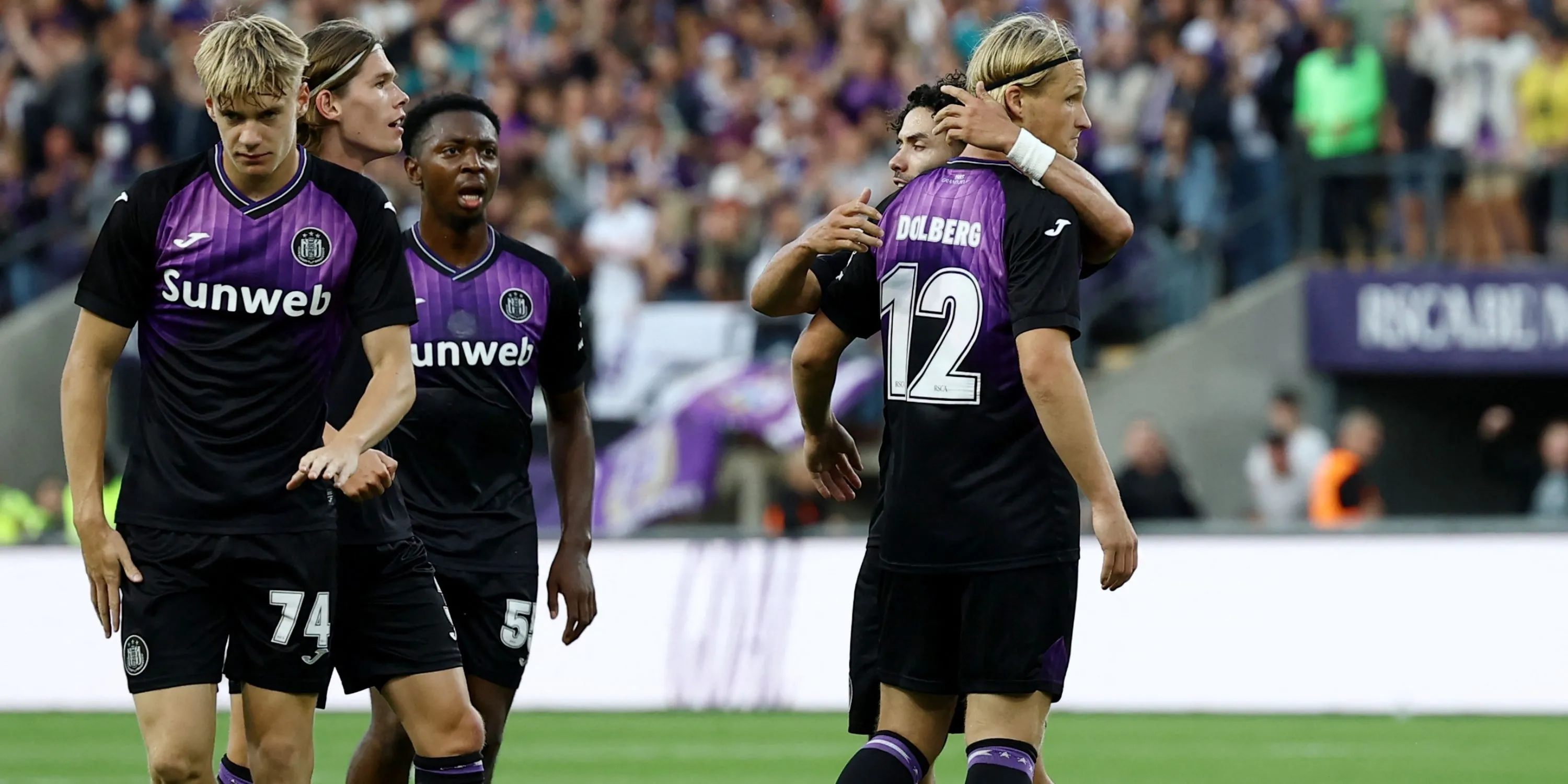 Kasper Dolberg trong màu áo Anderlecht