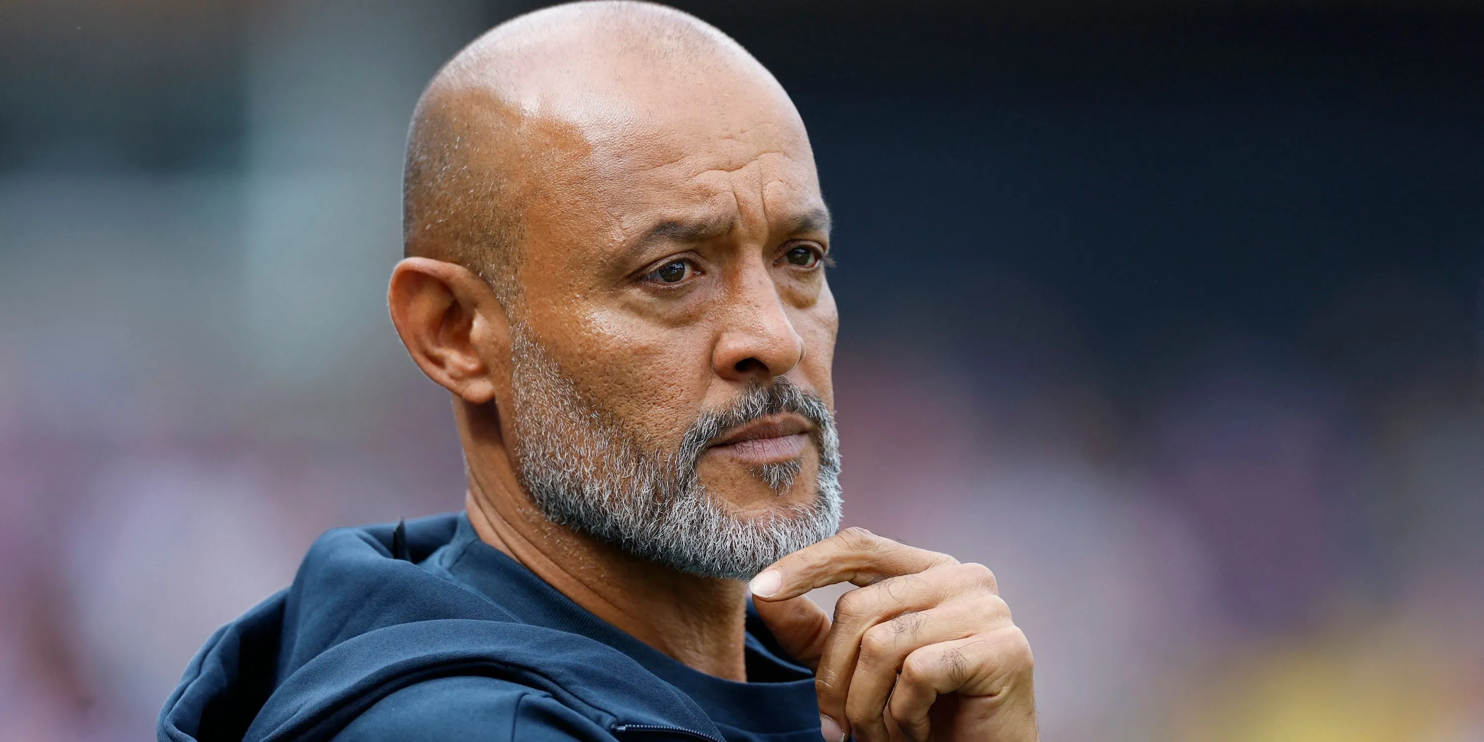 Nuno Espírito Santo trên băng ghế huấn luyện của Nottingham Forest, đội bóng ông từng dẫn dắt thành công