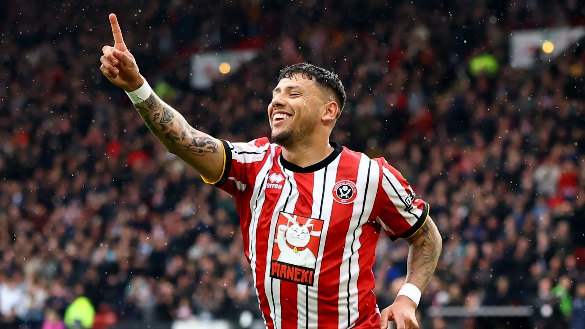 Gus Hamer trong màu áo Sheffield United