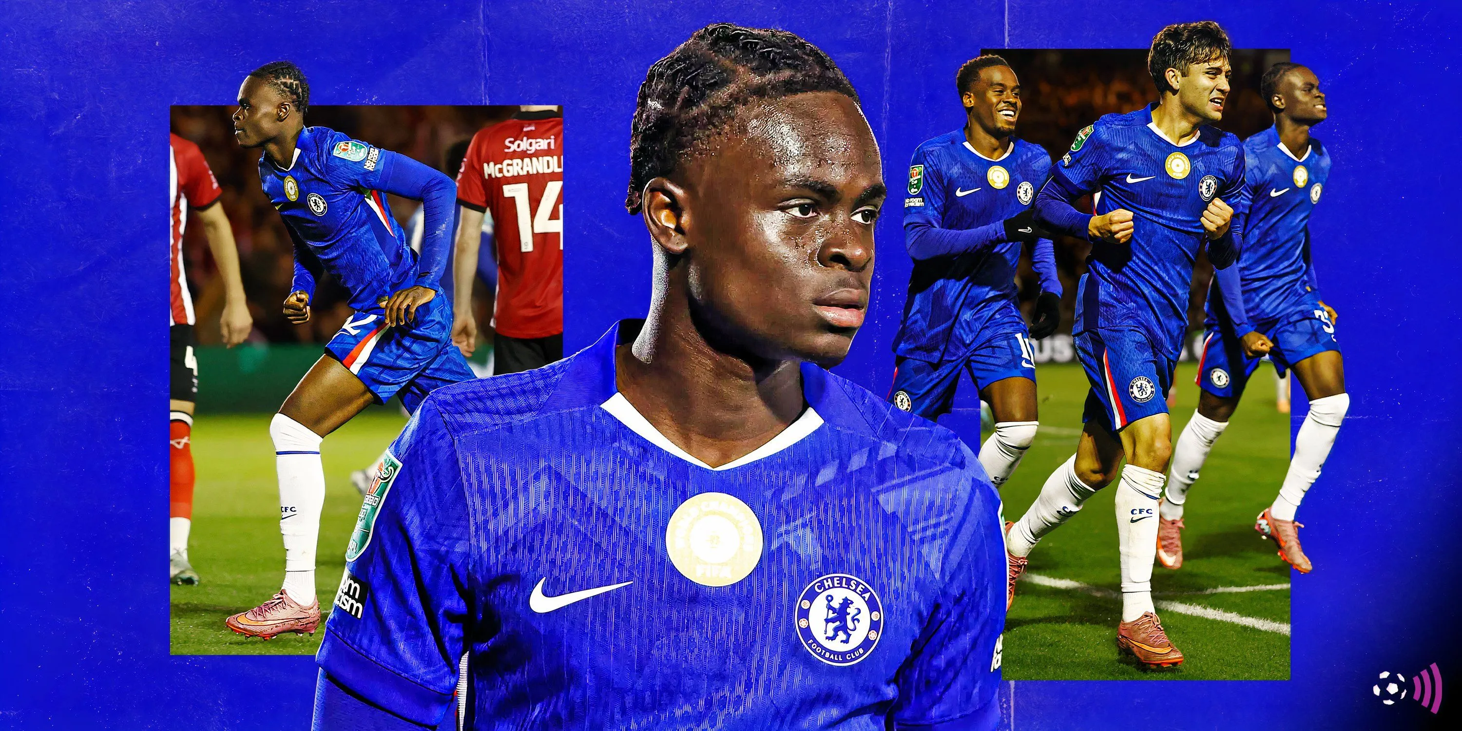 Tyrique George trong màu áo Chelsea, có thể được dùng như phương án tấn công cho West Ham