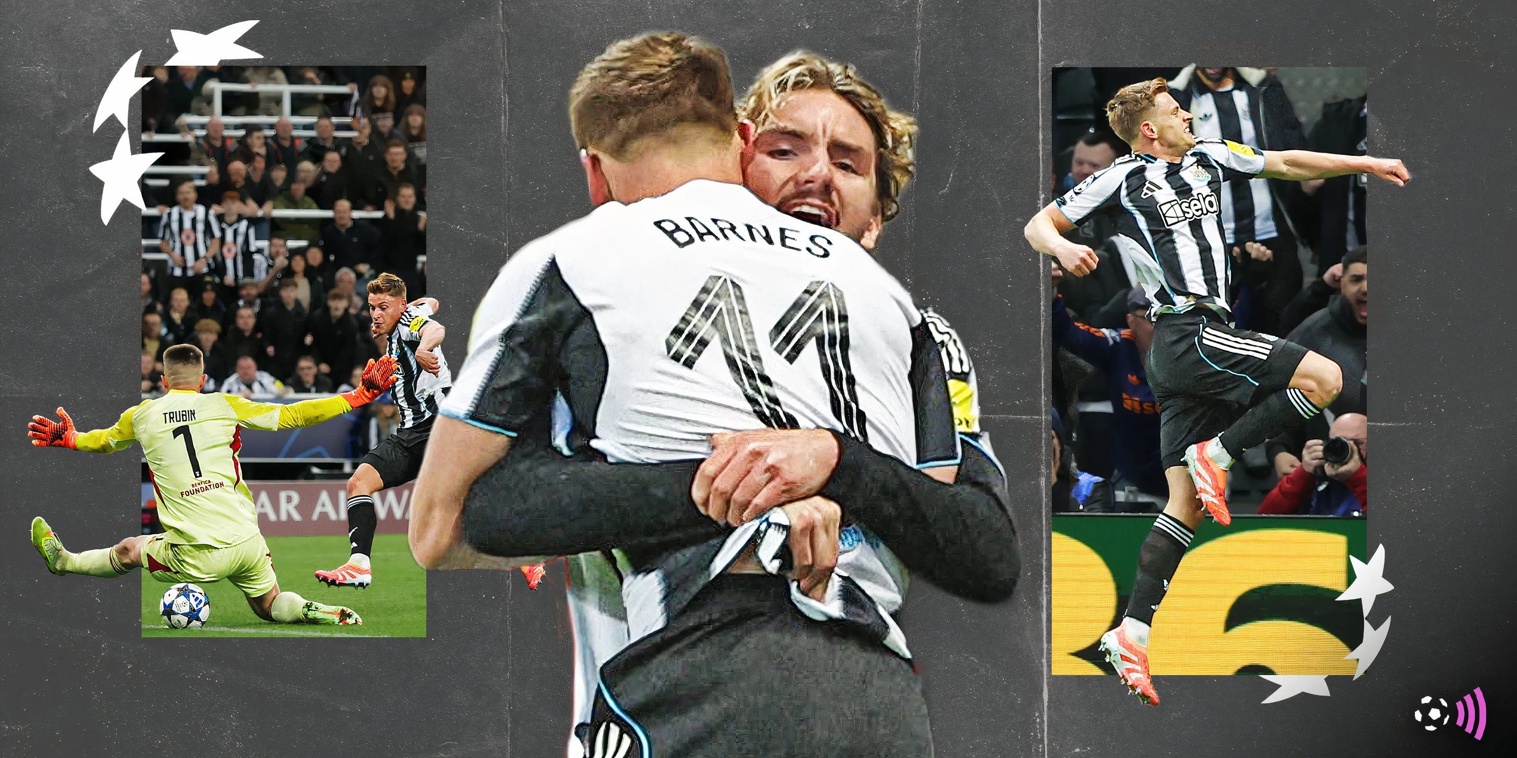 Harvey Barnes chứng tỏ anh là một lựa chọn dự bị chất lượng cao cho Newcastle